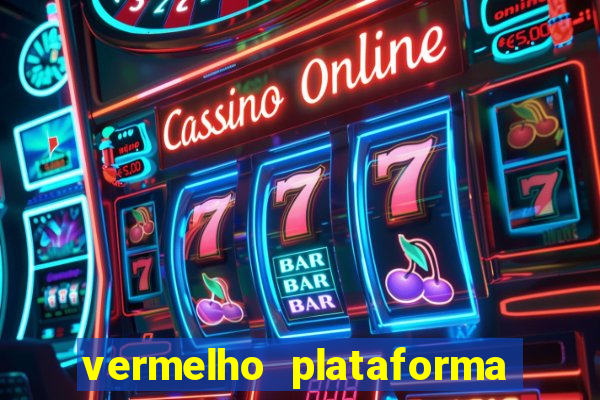 vermelho plataforma de jogos